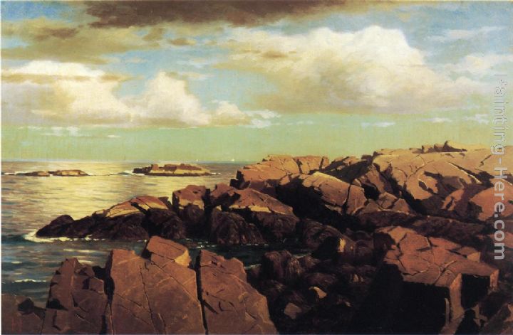 After a Shower, Nahant, Massachusetts painting - William Stanley Haseltine After a Shower, Nahant, Massachusetts art painting
